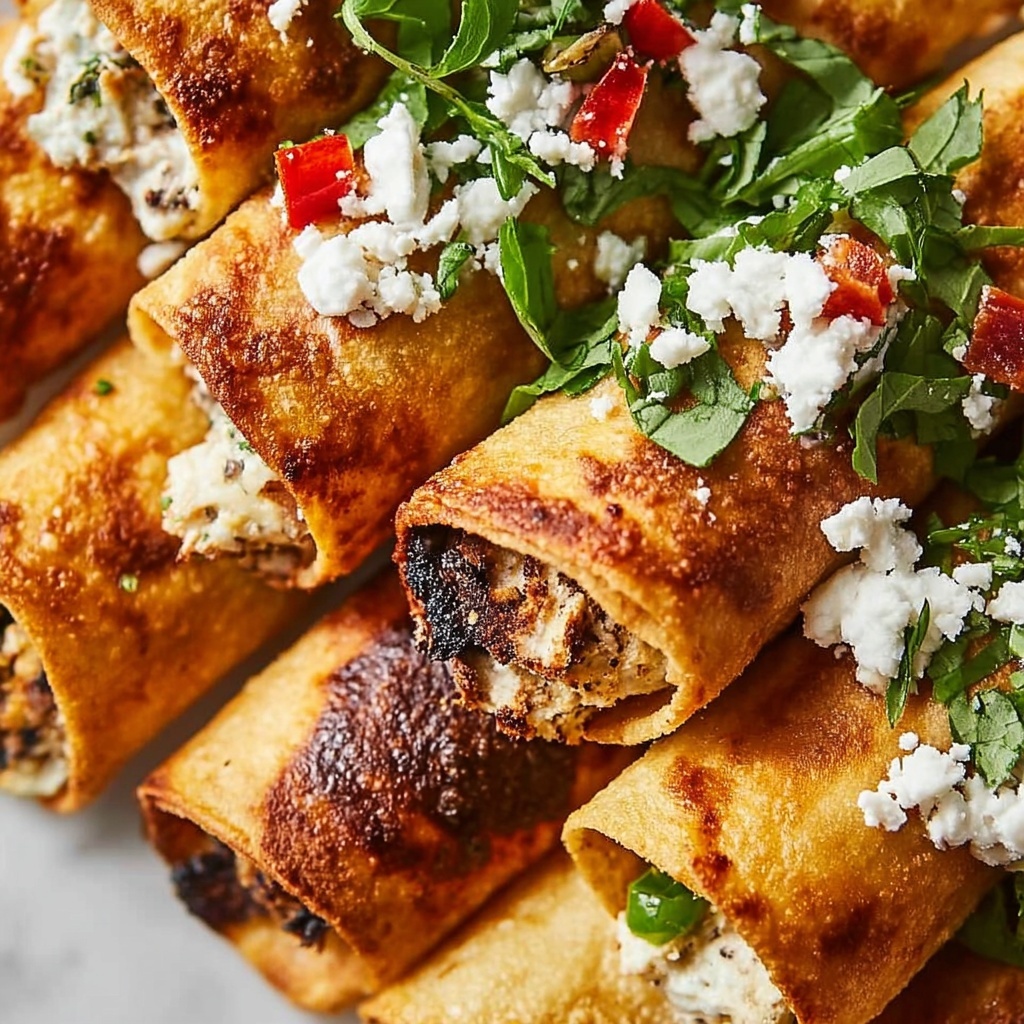 Crispy Chicken Taquitos Recipe - Recipe Image