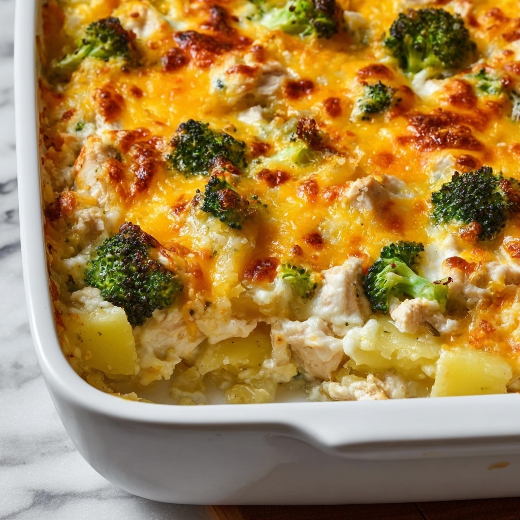 Baked Potato Chicken and Broccoli Casserole Recipe - Recipe Image