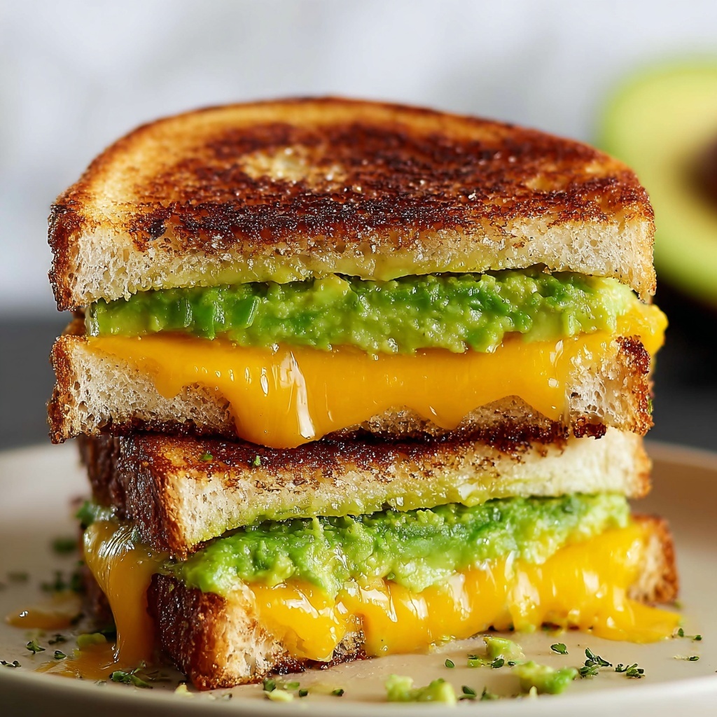 Avocado Grilled Cheese Sandwiches Recipe - Recipe Image