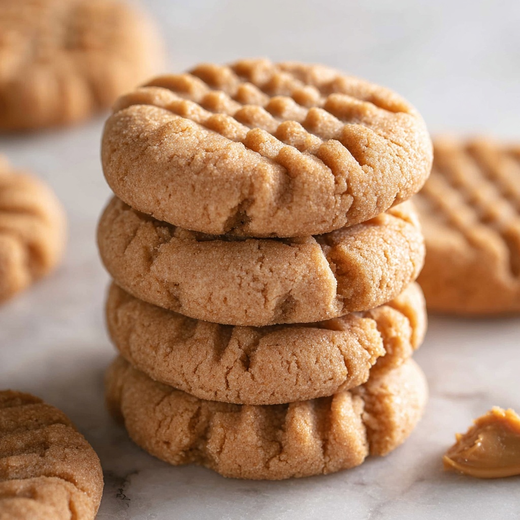 Chewy Peanut Butter Cookies Recipe - Recipe Image