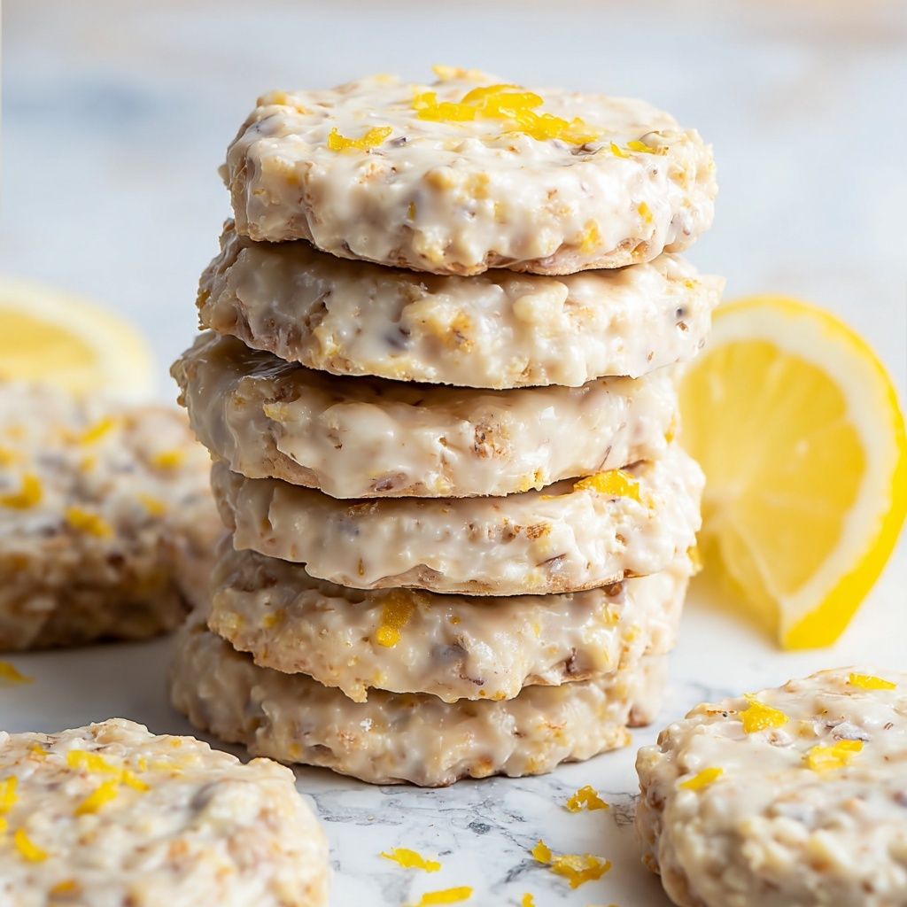 Lemon Oatmeal No-Bake Cookies Recipe - Recipe Image