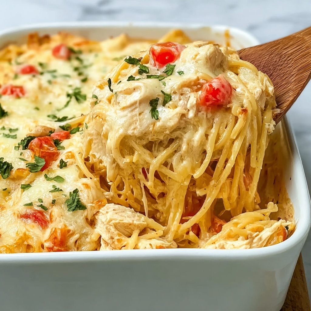 The Best Chicken Spaghetti Recipe - Recipe Image