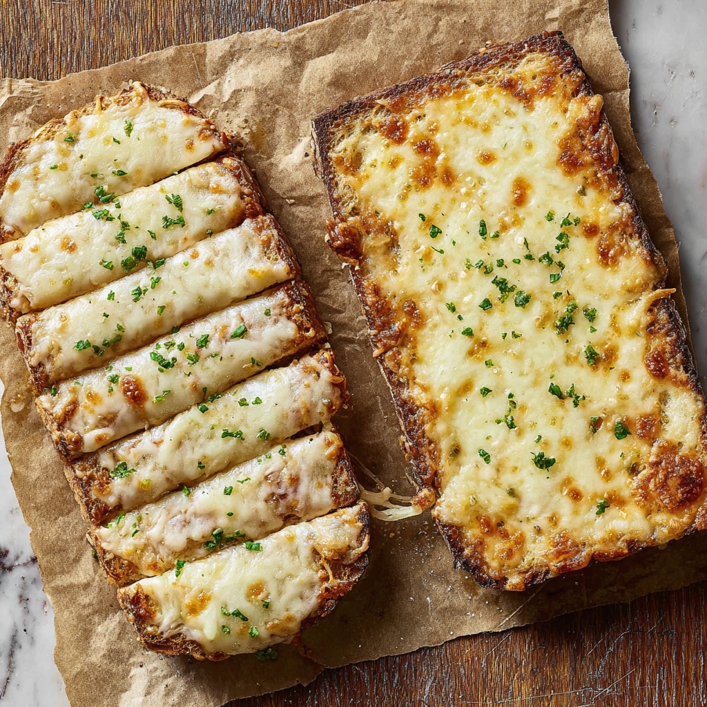 French Onion Garlic Bread Recipe - Recipe Image