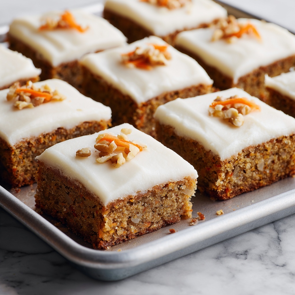 Carrot Cake Bars with Coconut Cream Frosting Recipe - Recipe Image