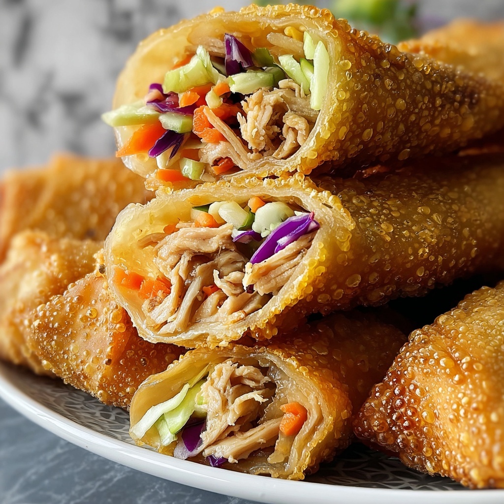 Chicken Coleslaw Egg Rolls Recipe - Recipe Image