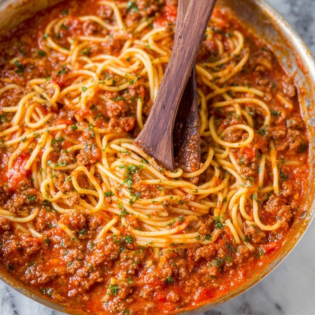 One-Pot Spaghetti Bolognese Recipe - Recipe Image