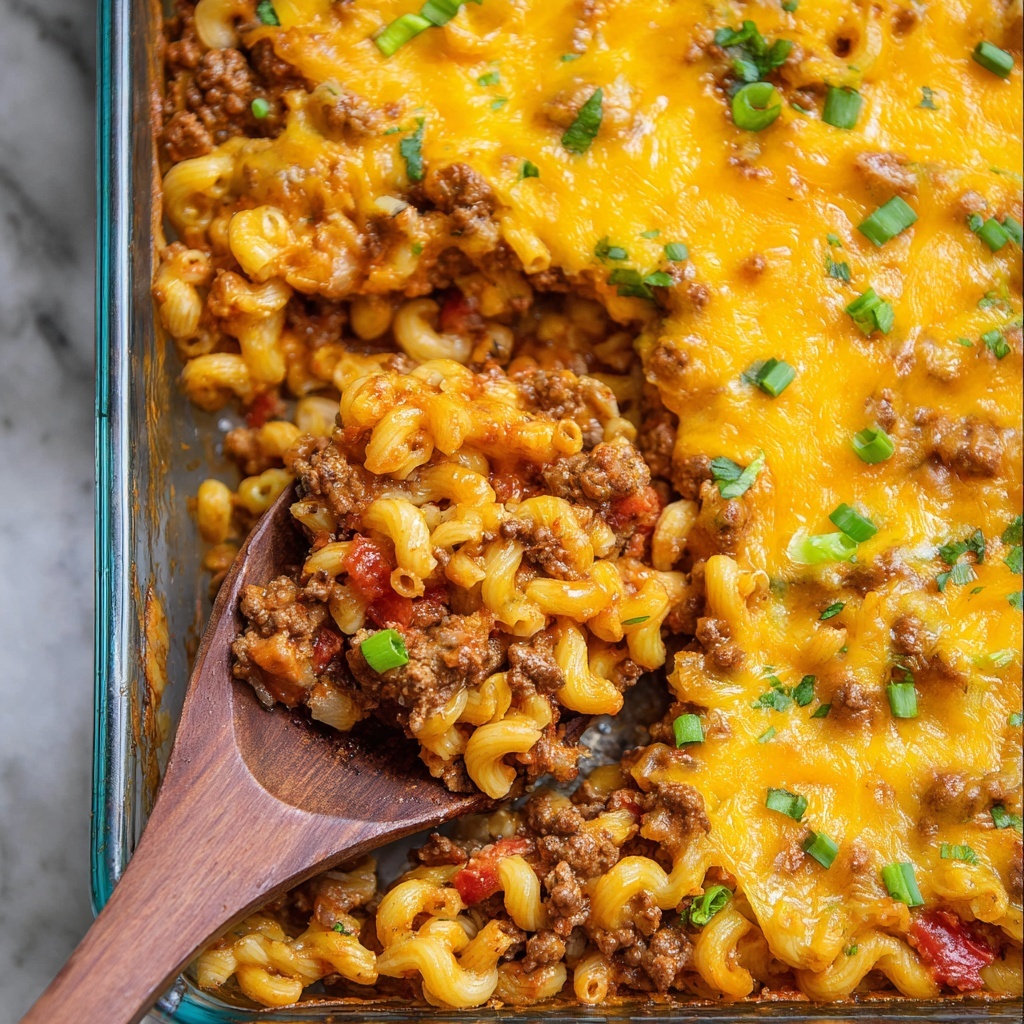 Cheesy Chili Mac Casserole Recipe - Recipe Image