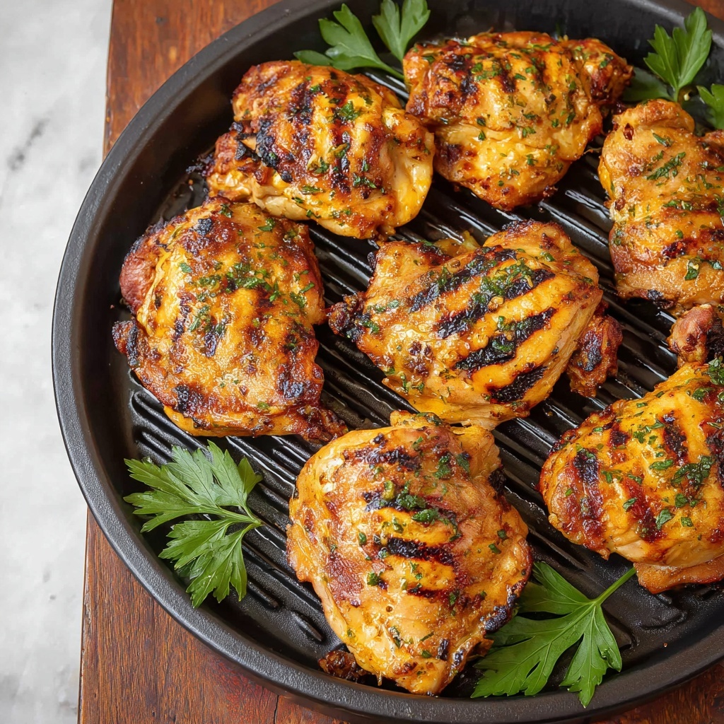 The Best Grilled Chicken Thighs Recipe - Recipe Image