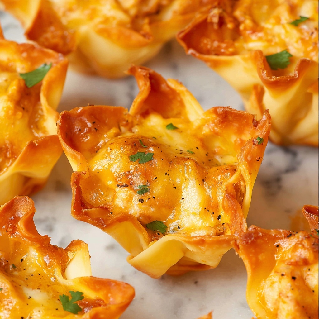 Chili Cheese Chicken Wontons Recipe - Recipe Image