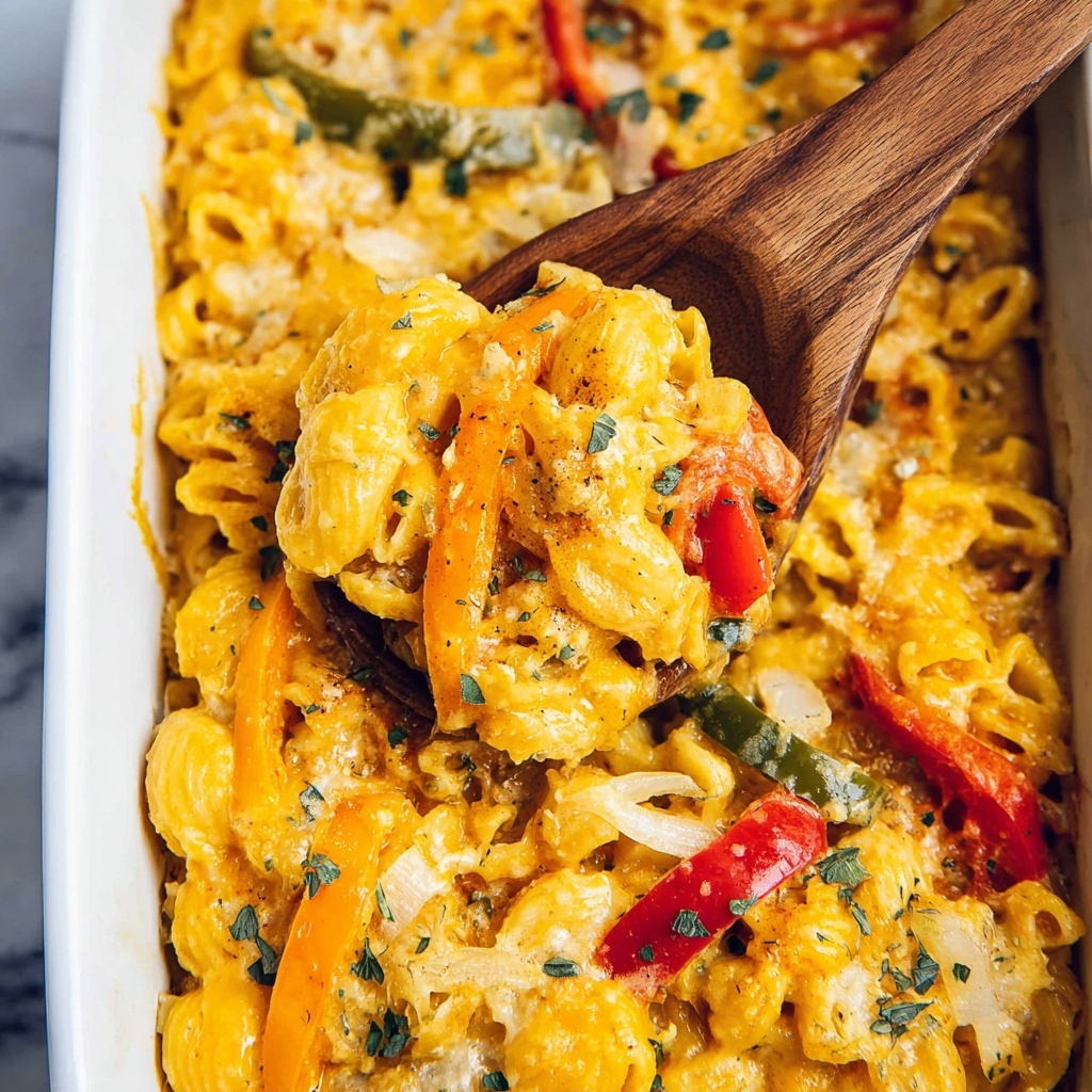 Overnight Chicken Fajita Pasta Recipe - Recipe Image