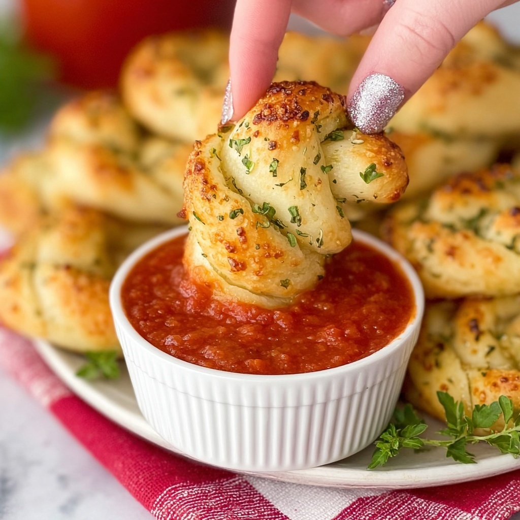 Easy Parmesan Bread Twists Recipe - Recipe Image