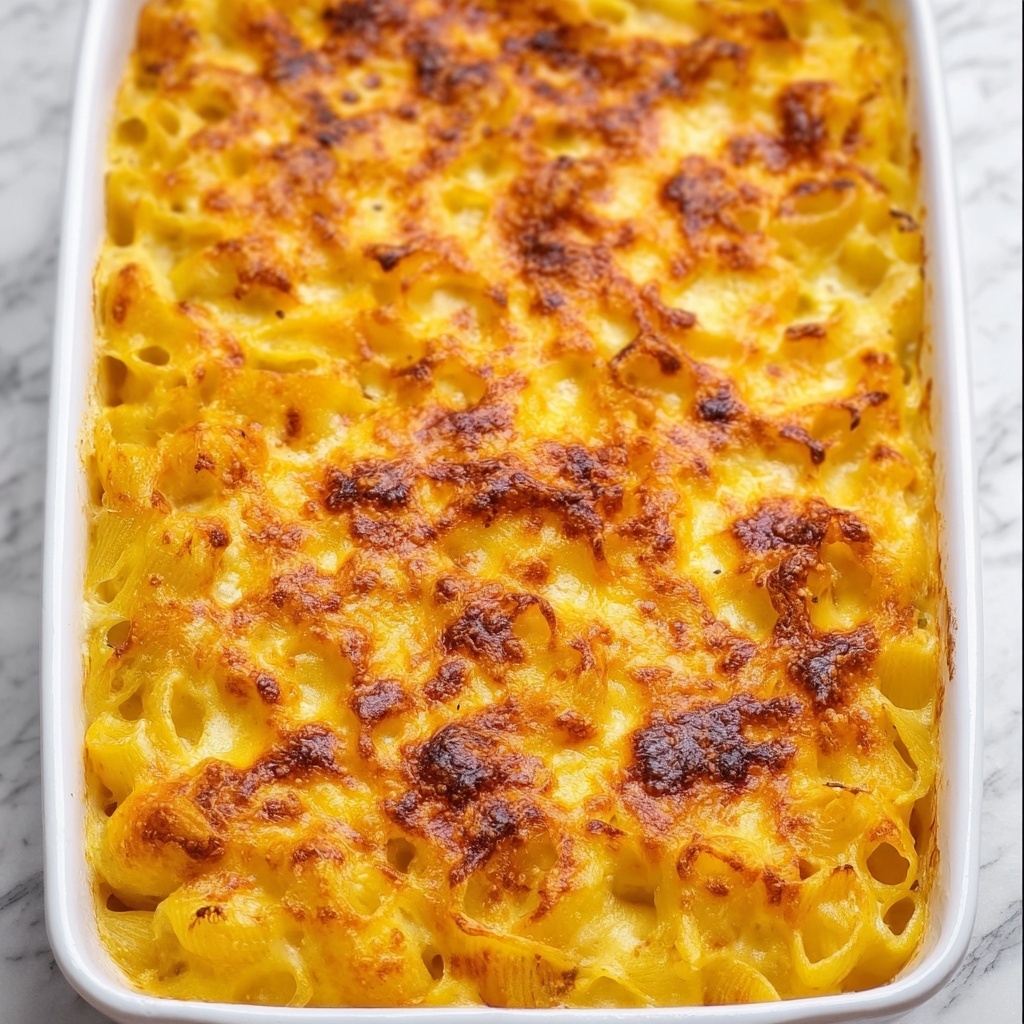 Baked Macaroni and Cheddar Casserole Recipe - Recipe Image