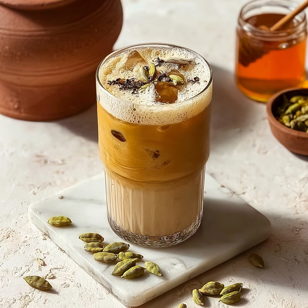 Cardamom Iced Latte Recipe - Recipe Image