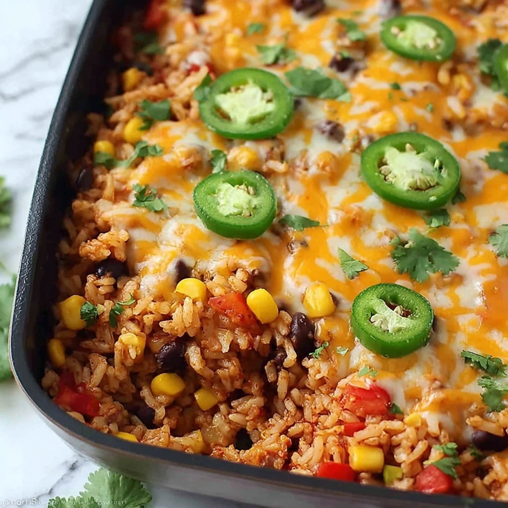 Mexican Rice Casserole Recipe - Recipe Image