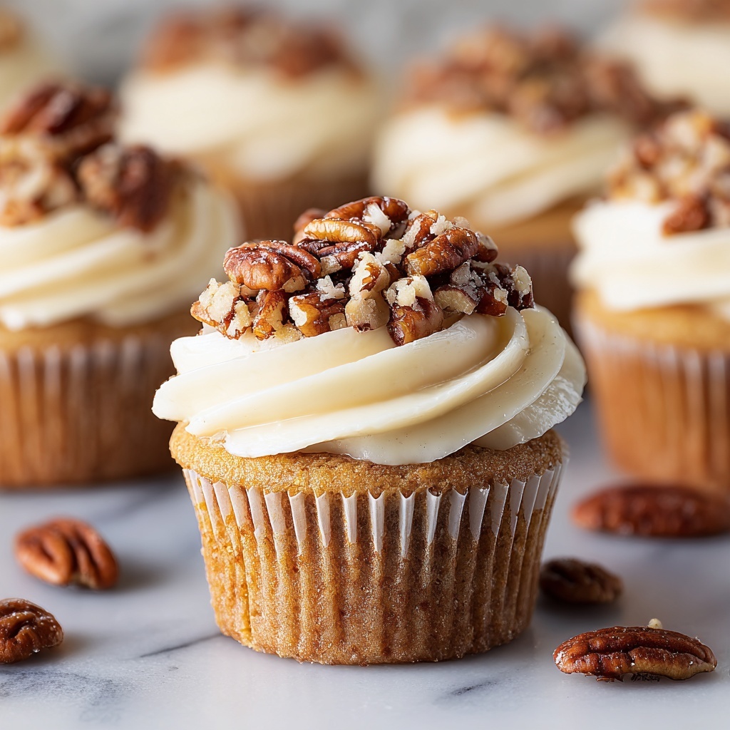 Pecan Pie Cupcakes Recipe - Recipe Image