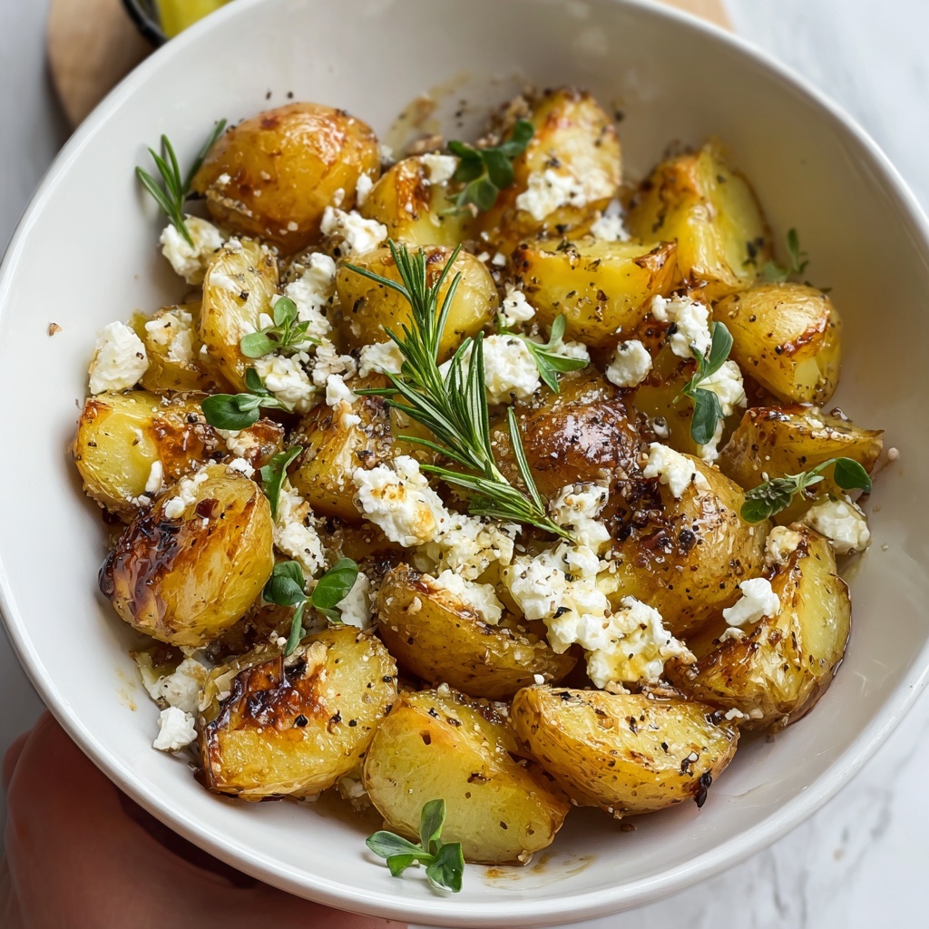 Baked Feta Potatoes Recipe - Recipe Image