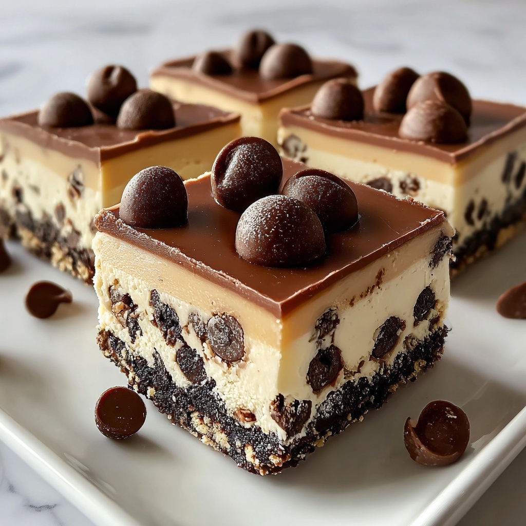 Chocolate Chip Cheesecake Bars Recipe - Recipe Image