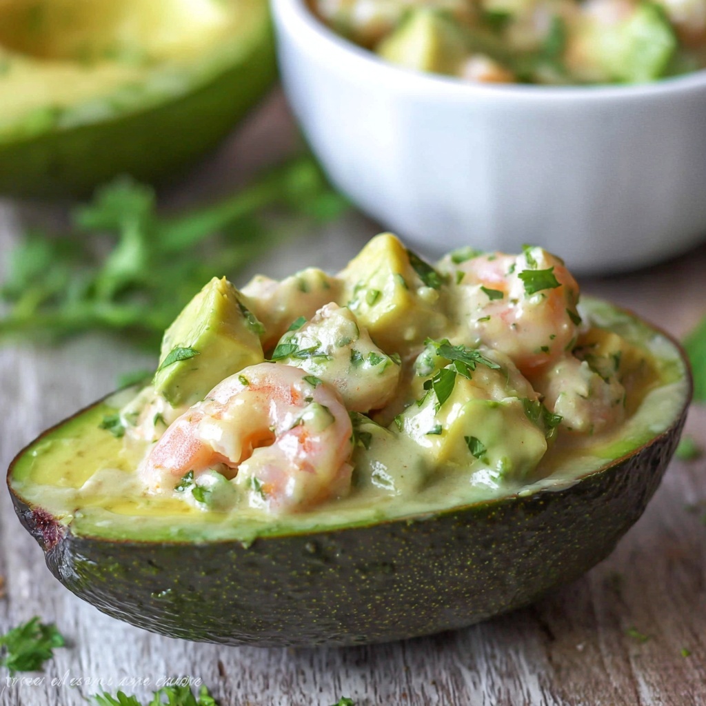 Easy Shrimp Stuffed Avocado Recipe - Recipe Image
