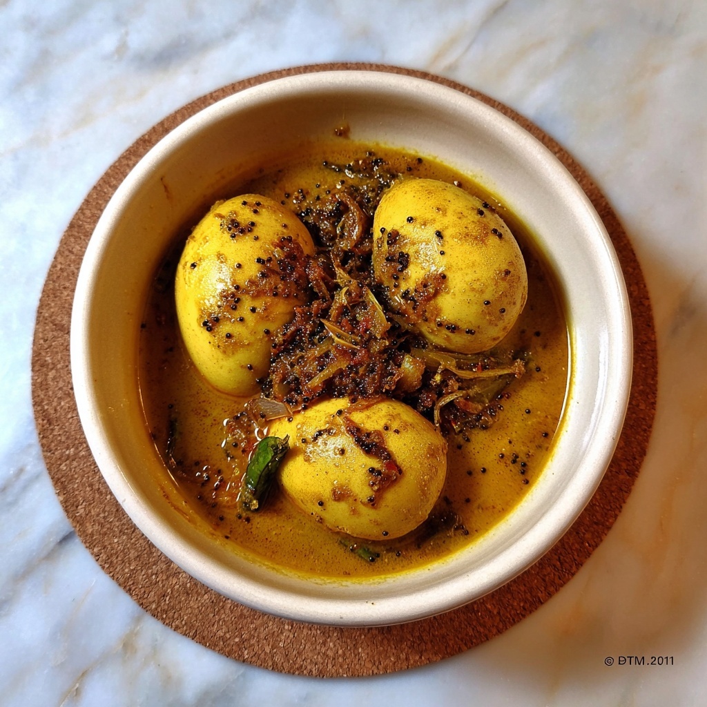 Sri Lankan Egg Curry Recipe - Recipe Image