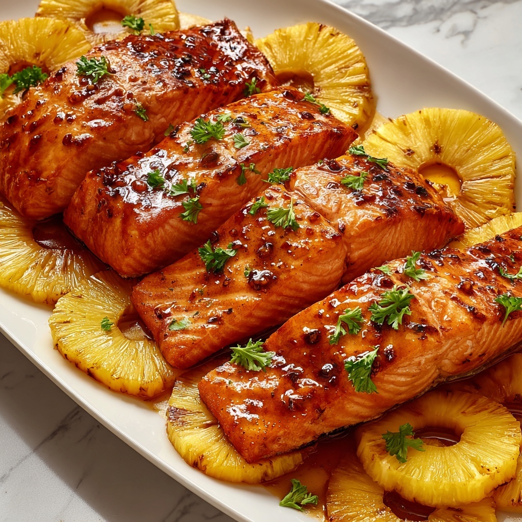 Baked Pineapple Salmon Recipe - Recipe Image