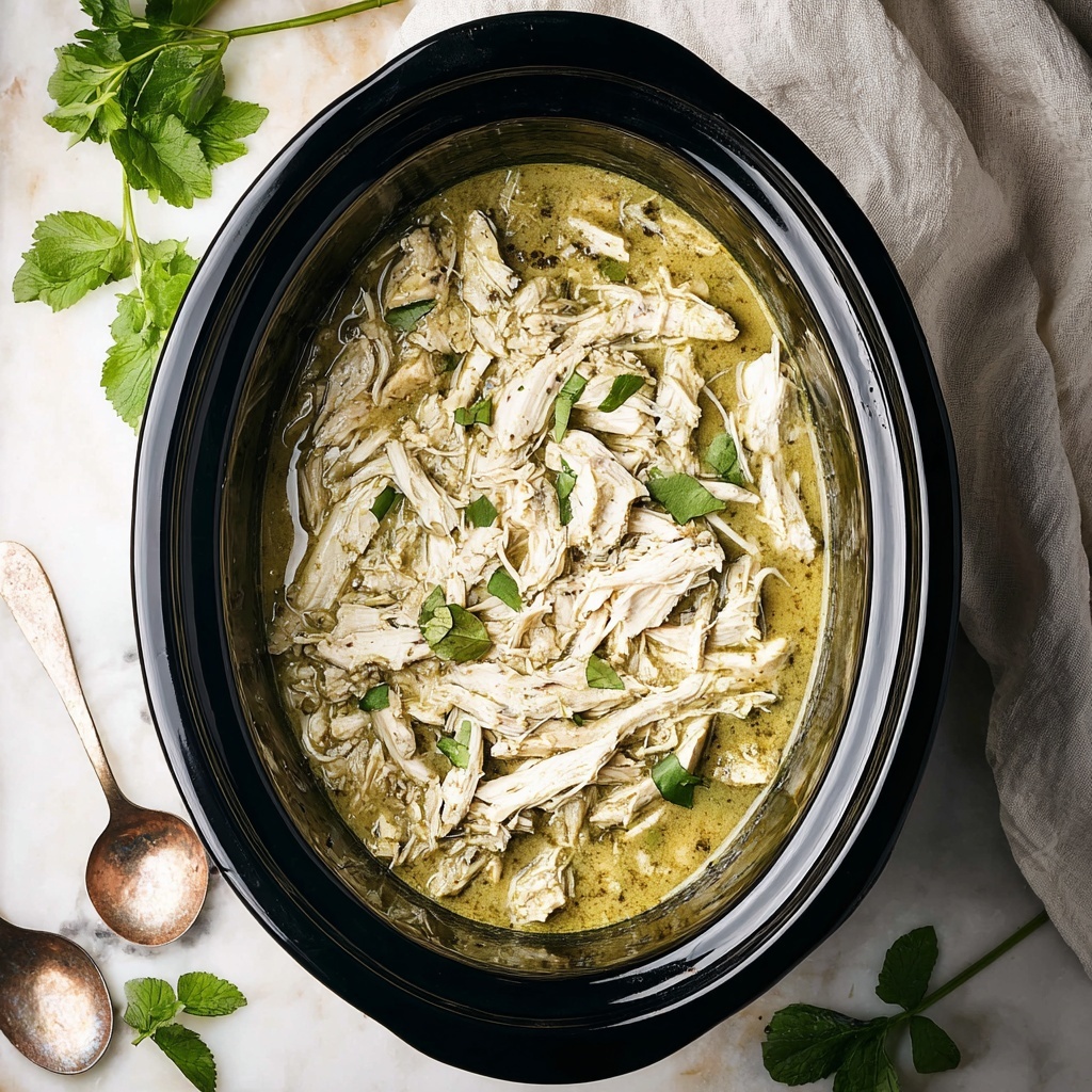 Crockpot Salsa Verde Chicken Recipe - Recipe Image