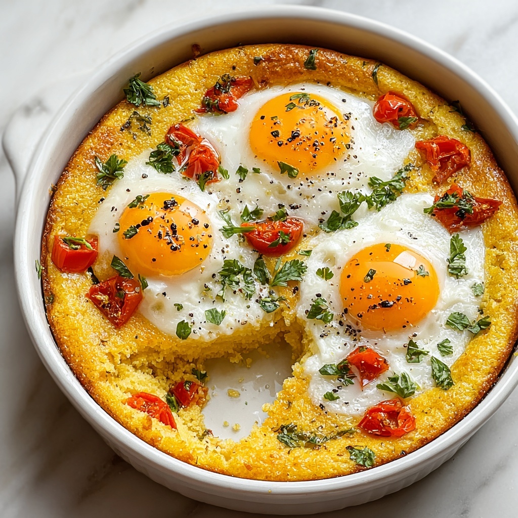 Baked Feta Eggs Recipe - Recipe Image