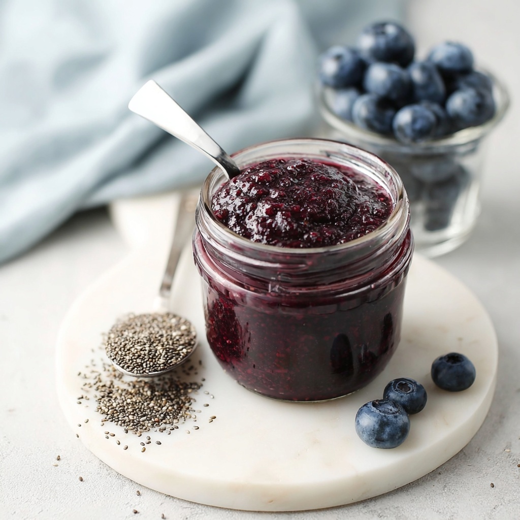 Blueberry Chia Jam (Easy Small Batch) Recipe - Recipe Image