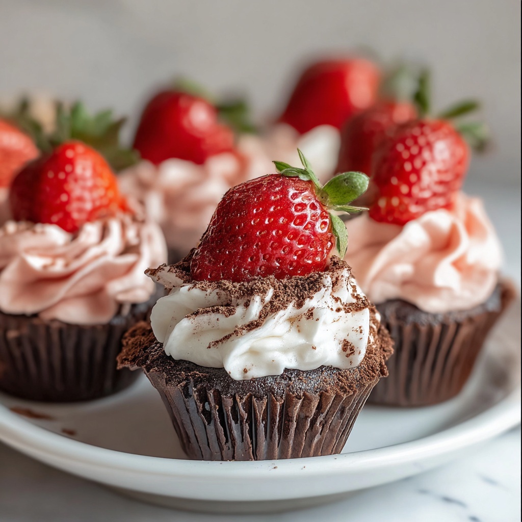 Chocolate Cheesecake Stuffed Strawberries Recipe - Recipe Image