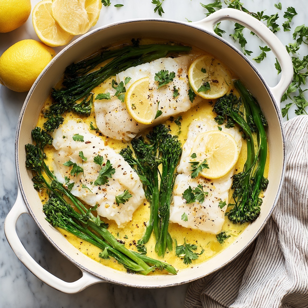 Baked Cod with Lemon Garlic Butter Recipe - Recipe Image