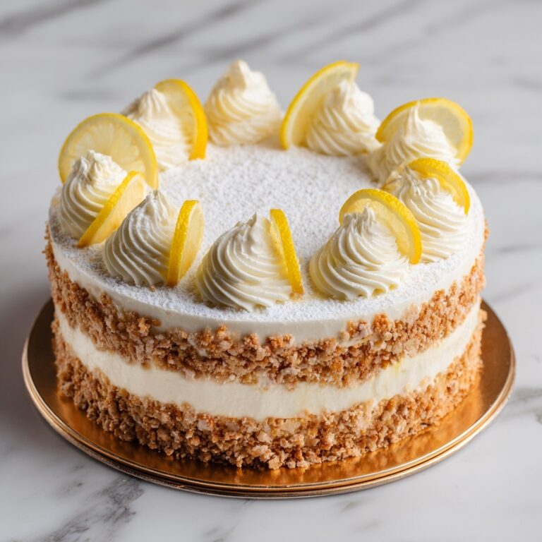 Italian Lemon Cream Cake Recipe