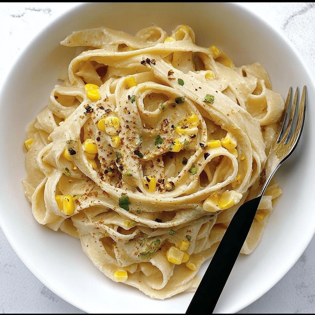 Creamy Oat Milk Alfredo Pasta Sauce Recipe - Recipe Image