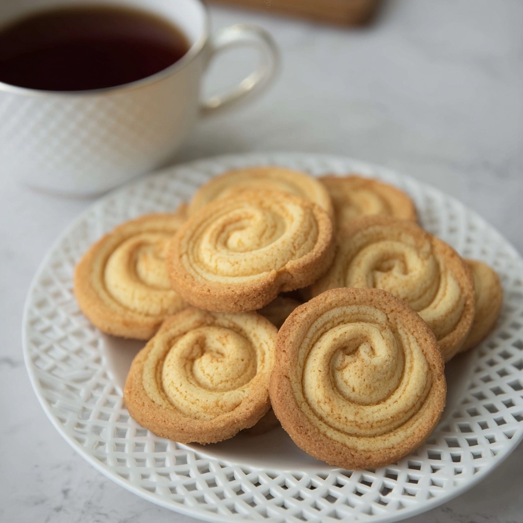 Easy Melt-in-Your-Mouth Danish Butter Cookies Recipe - Recipe Image