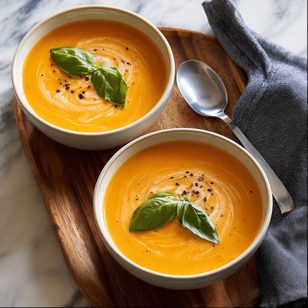 Classic Lightened-Up Tomato Soup Recipe - Recipe Image