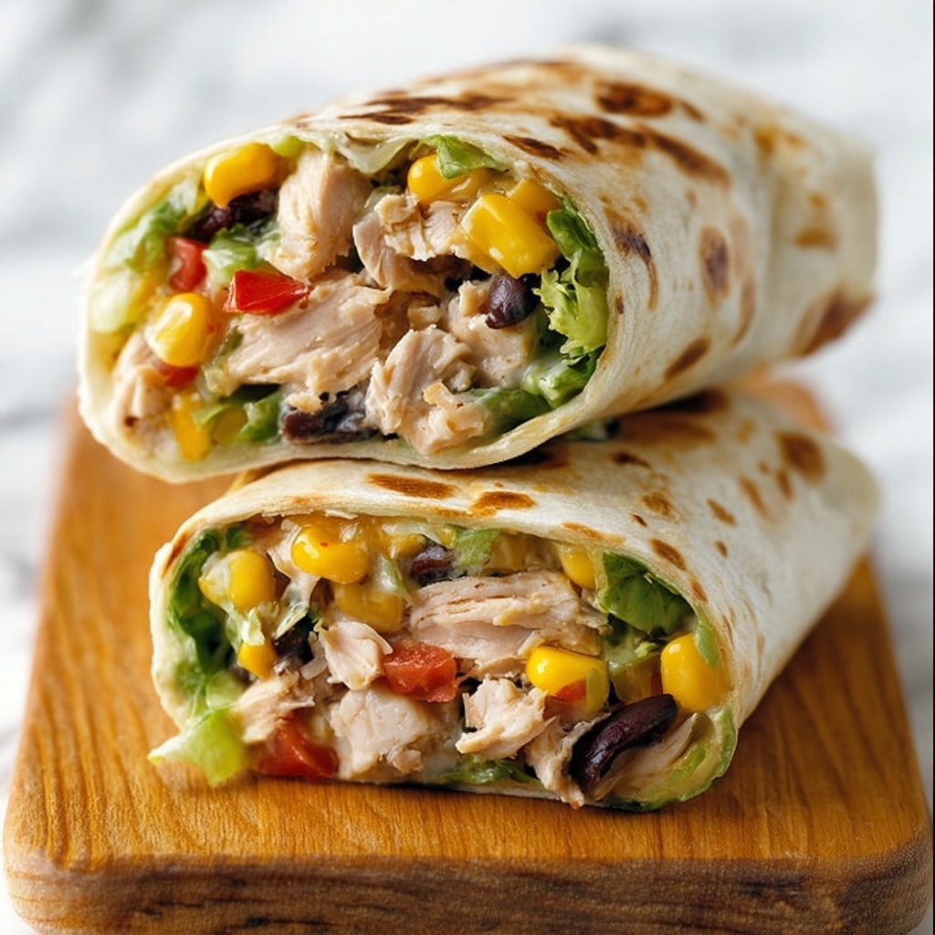 Southwest Chicken Wrap Recipe - Recipe Image