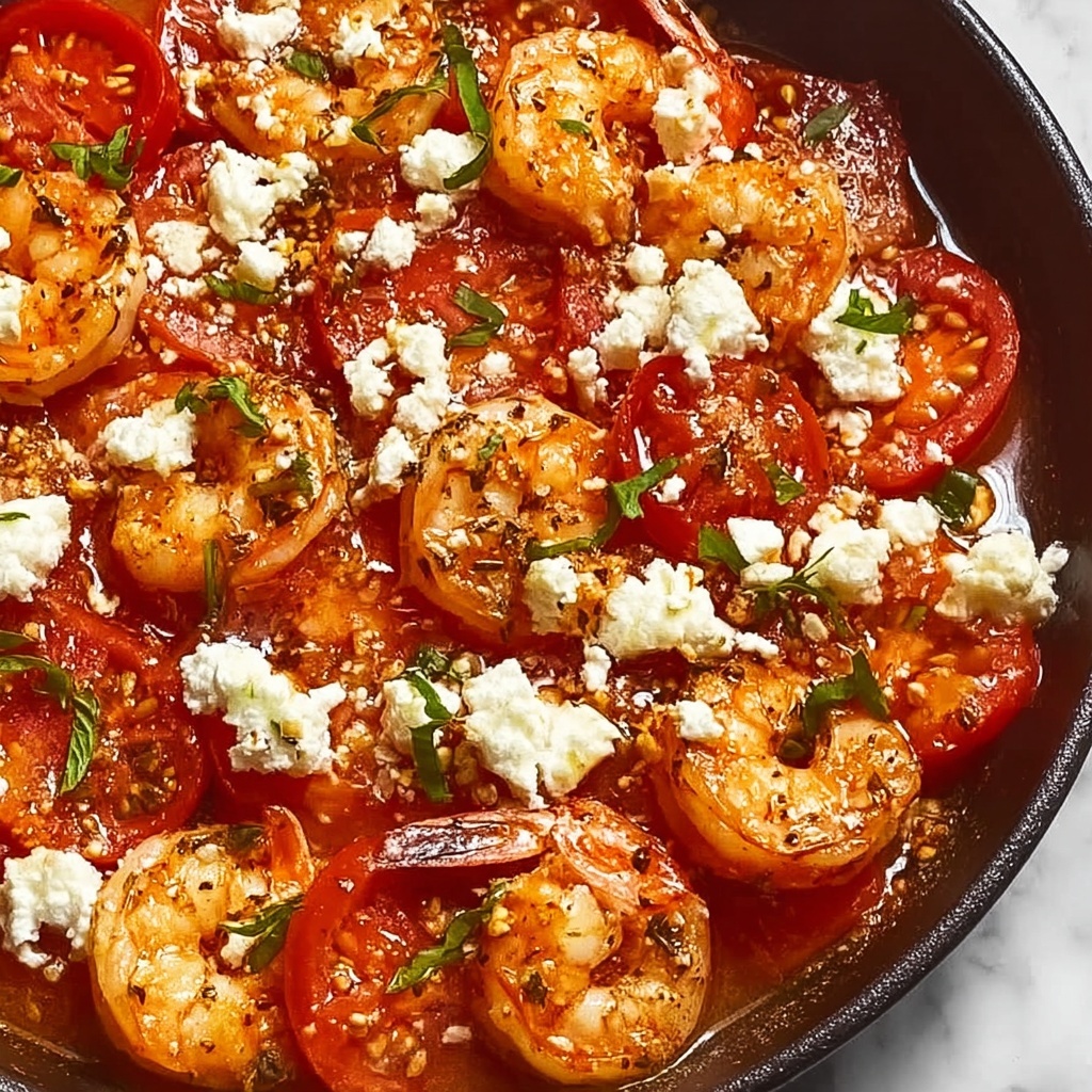 Greek Shrimp with Feta and Tomatoes Recipe - Recipe Image