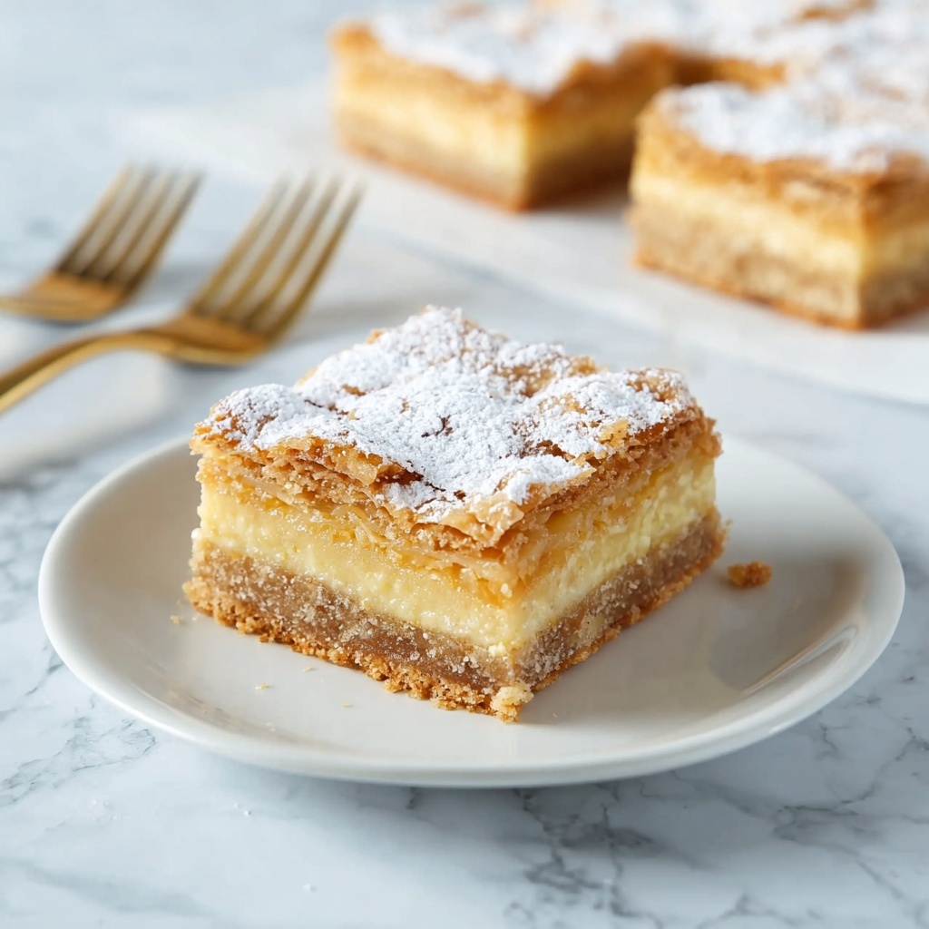 Gooey Cream Cheese Bars Recipe - Recipe Image