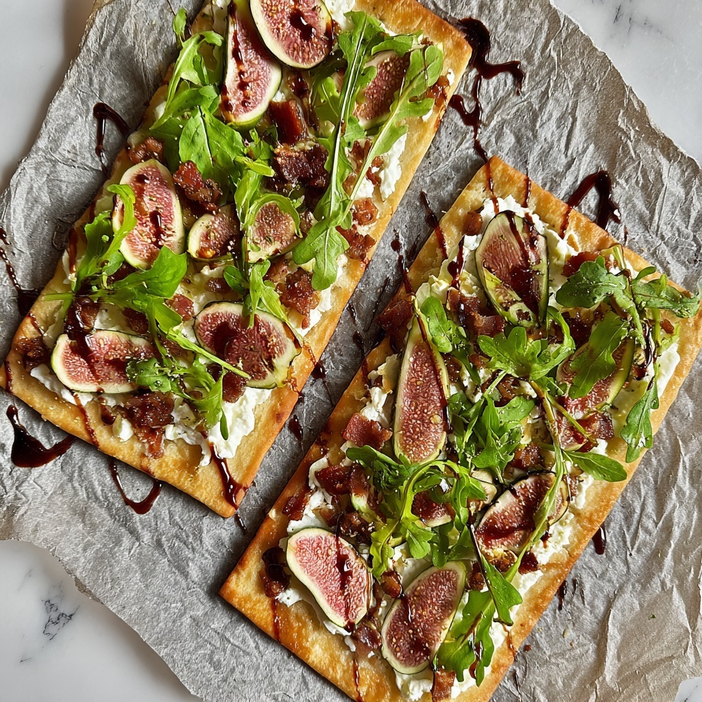Fig and Goat Cheese Flatbread Recipe - Recipe Image