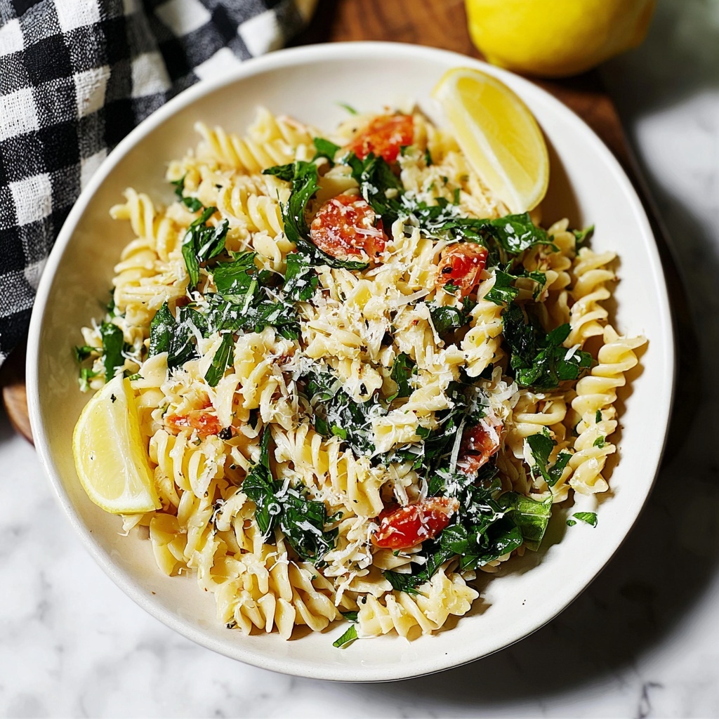 Lemon Basil Parmesan Pasta Salad Recipe - Recipe Image