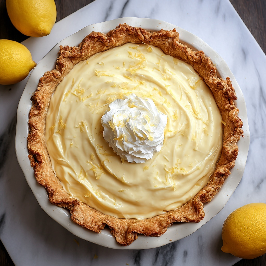 Easy Lemon Cream Pie Recipe - Recipe Image