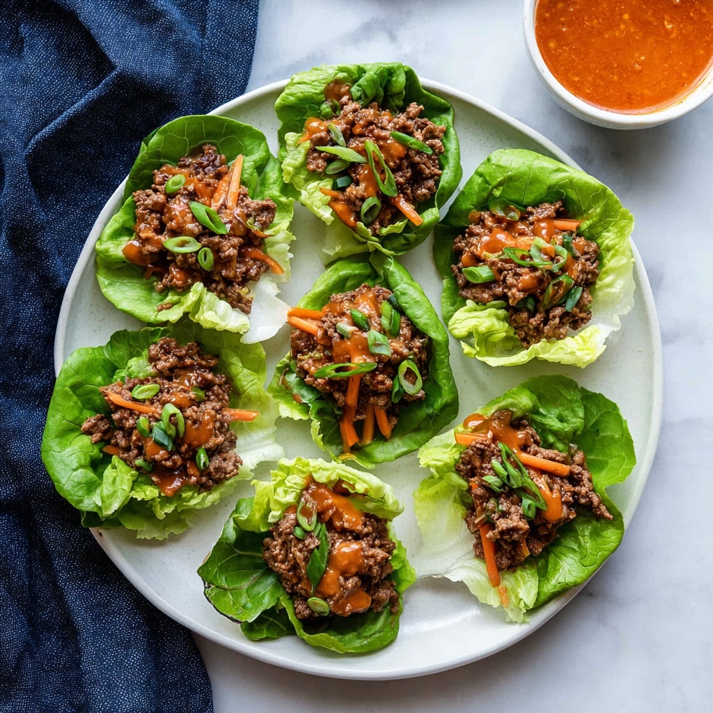 Thai Basil Beef Lettuce Wraps Recipe - Recipe Image