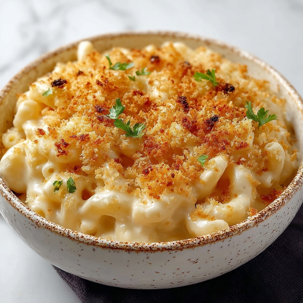 Garlic Parmesan Mac and Cheese Recipe - Recipe Image