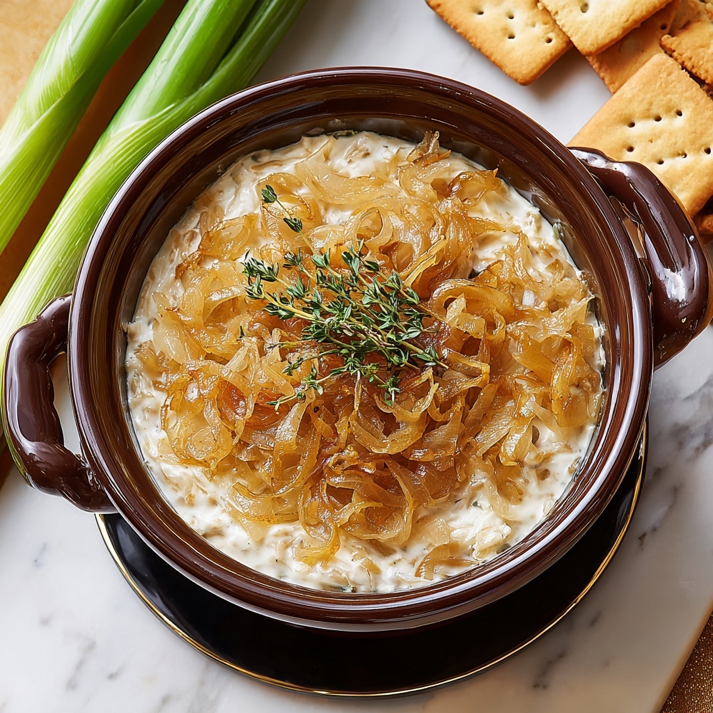 Creamy French Onion Dip Recipe - Recipe Image