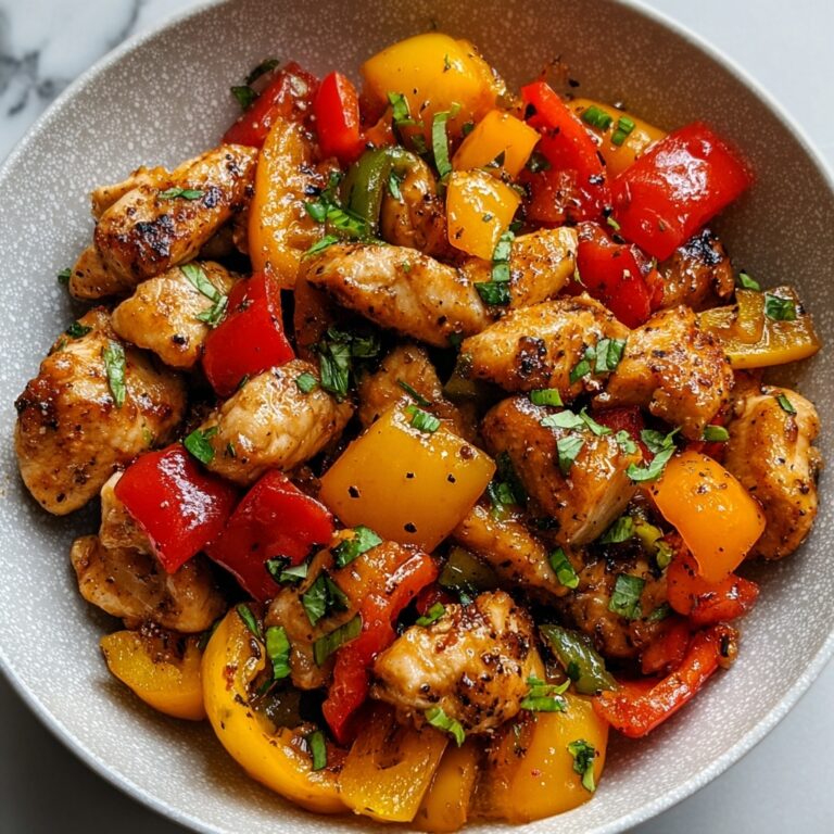 Jalapeño Chicken with Bell Peppers Recipe