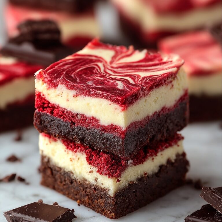 Decadent Red Velvet Cheesecake Brownies Recipe