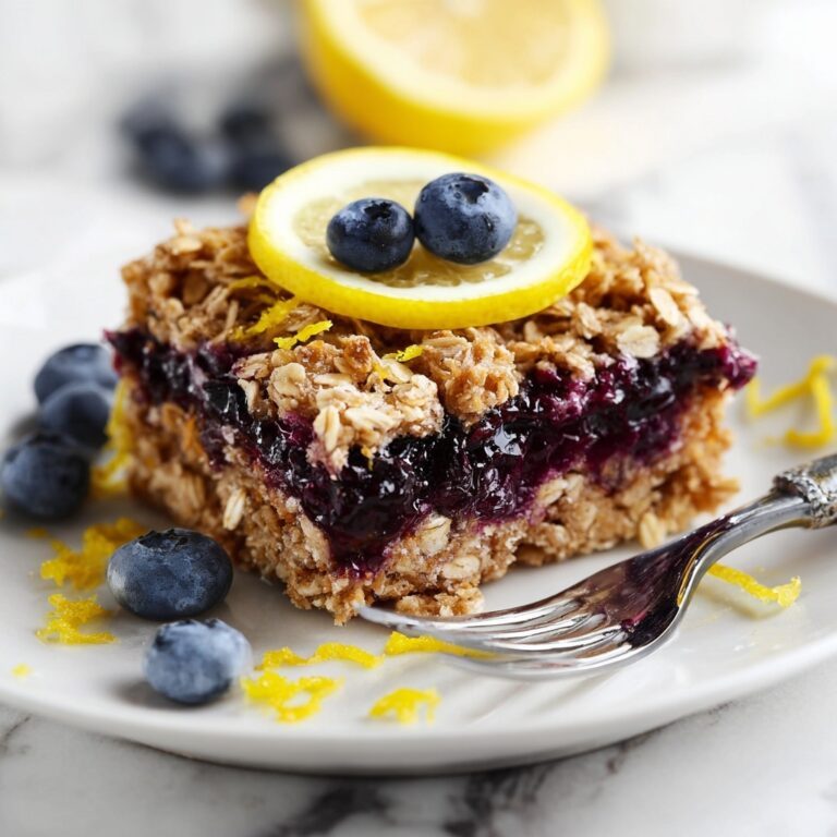 Lemon Blueberry Baked Oatmeal Recipe