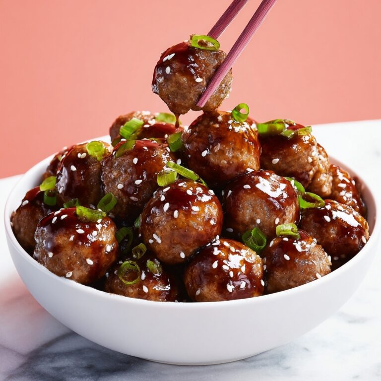 Asian Glazed Turkey Meatballs Recipe