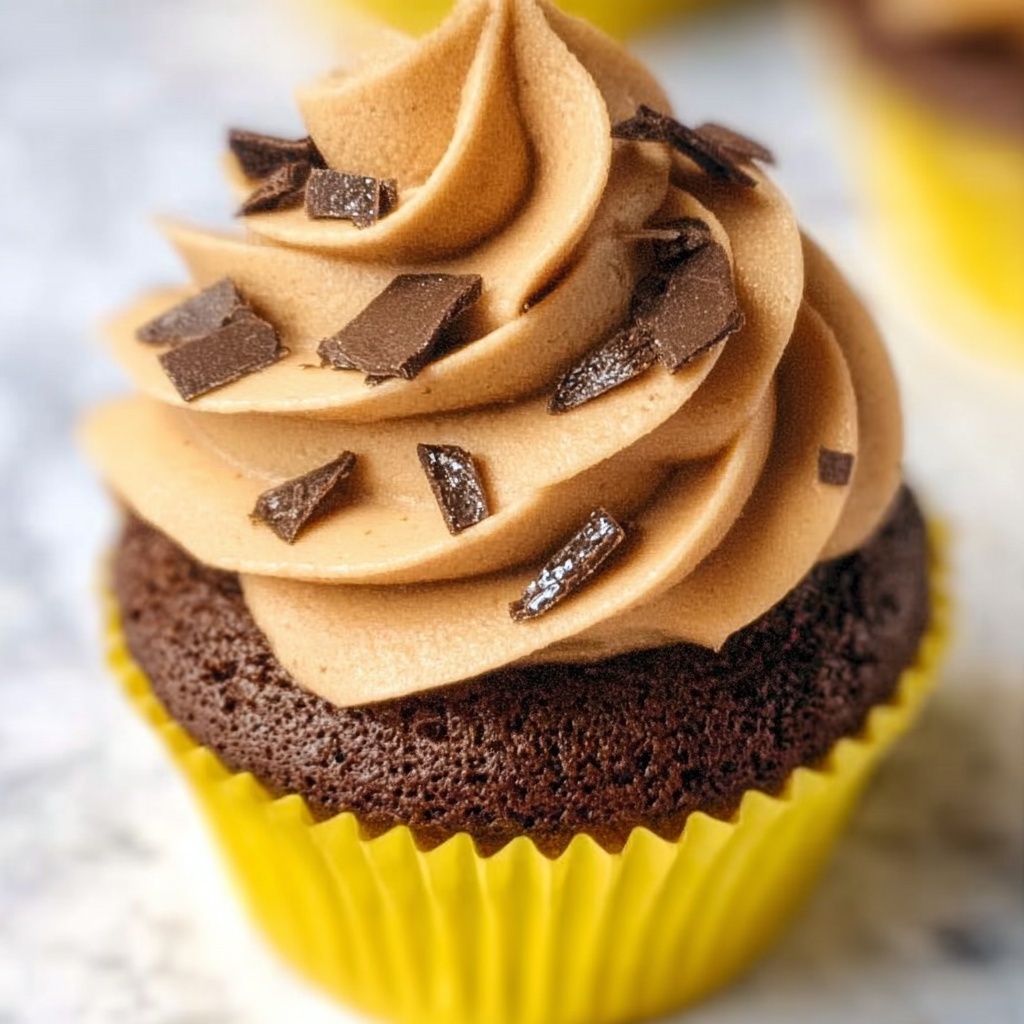 Velvety Mocha Chocolate Cupcakes Recipe - Recipe Image