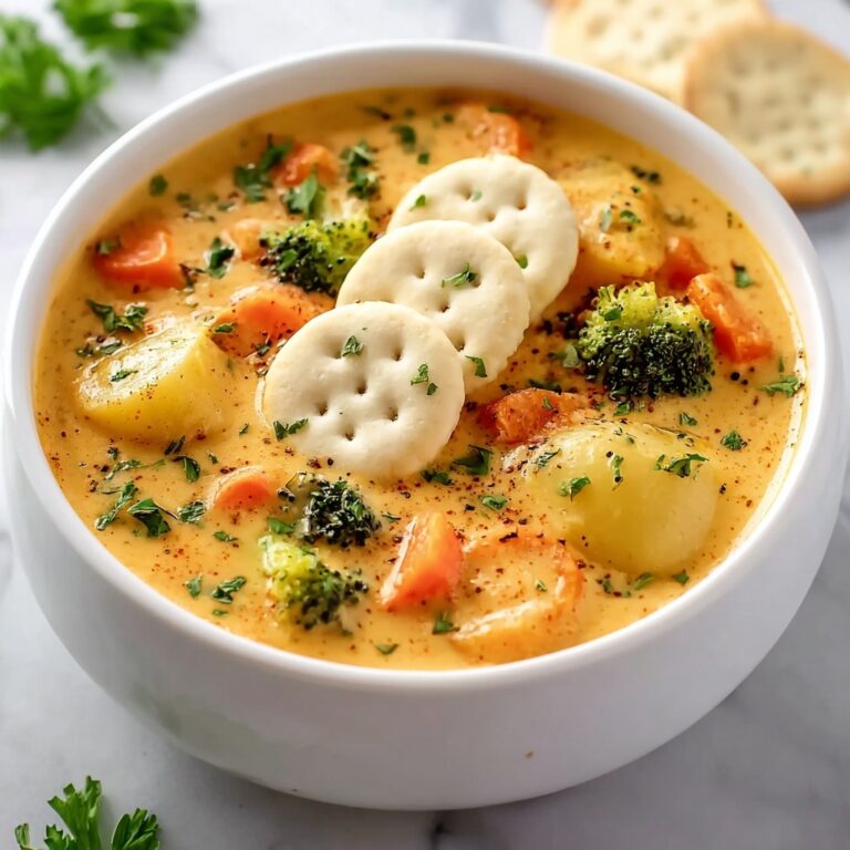 One Pot Creamy Vegetable Soup Recipe