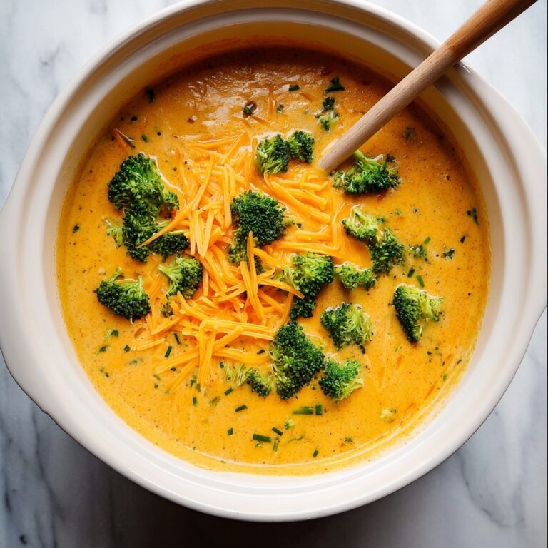 Slow Cooker Broccoli Cheese and Potato Soup Recipe