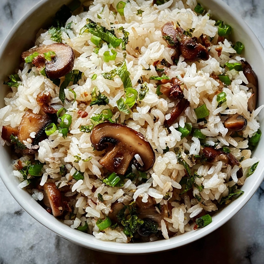 Creamy Mushroom Rice Recipe - Recipe Image